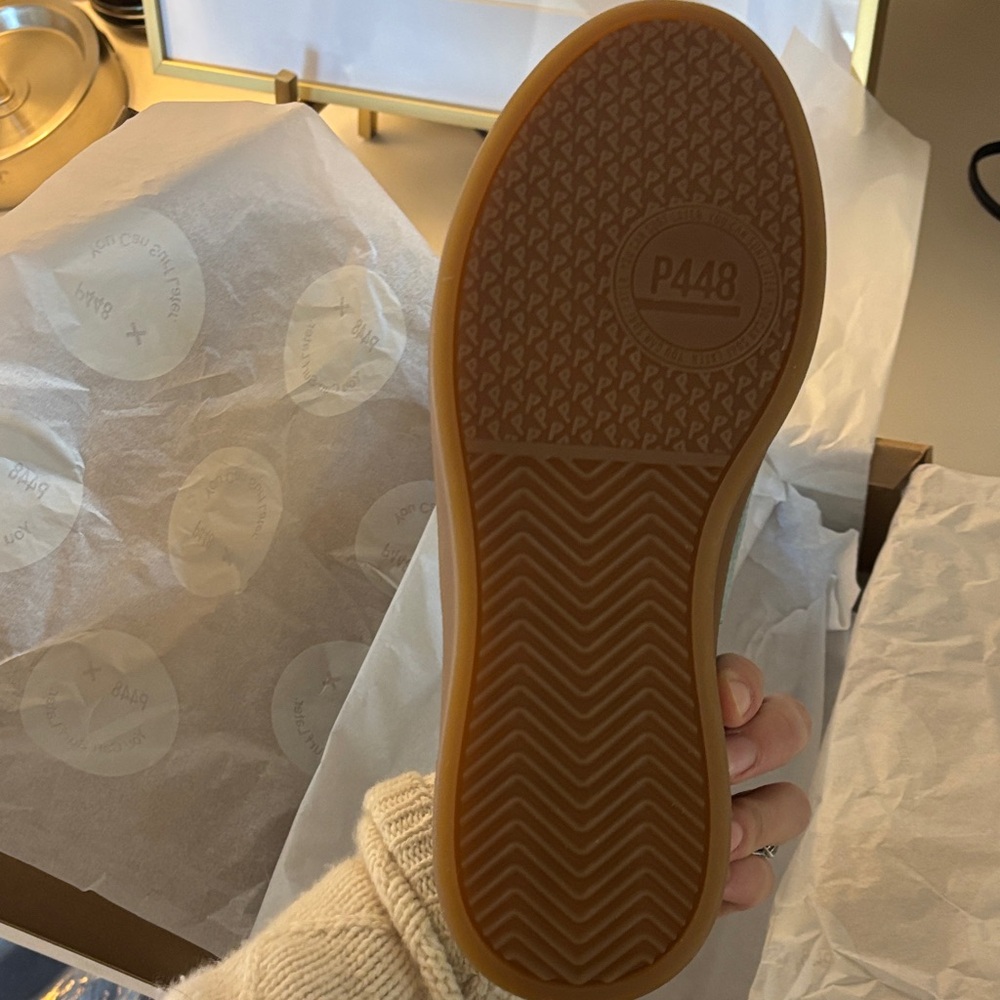 P448 Women's Light Green Sneakers - Picture 10 of 11